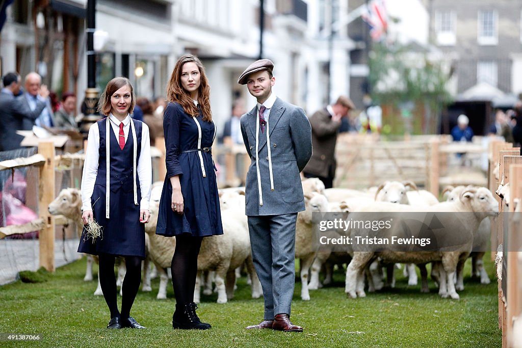Campaign For Wool Kicks Off Wool Week 2015 With 'Sheep On The Row'