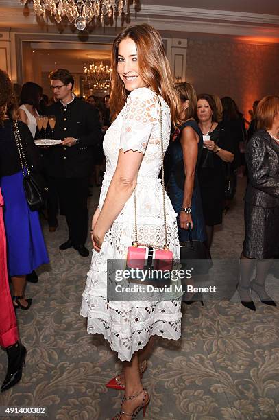 Lisa Snowdon attends the Future Dreams Autumn Lunch at The Savoy Hotel on October 5, 2015 in London, England.