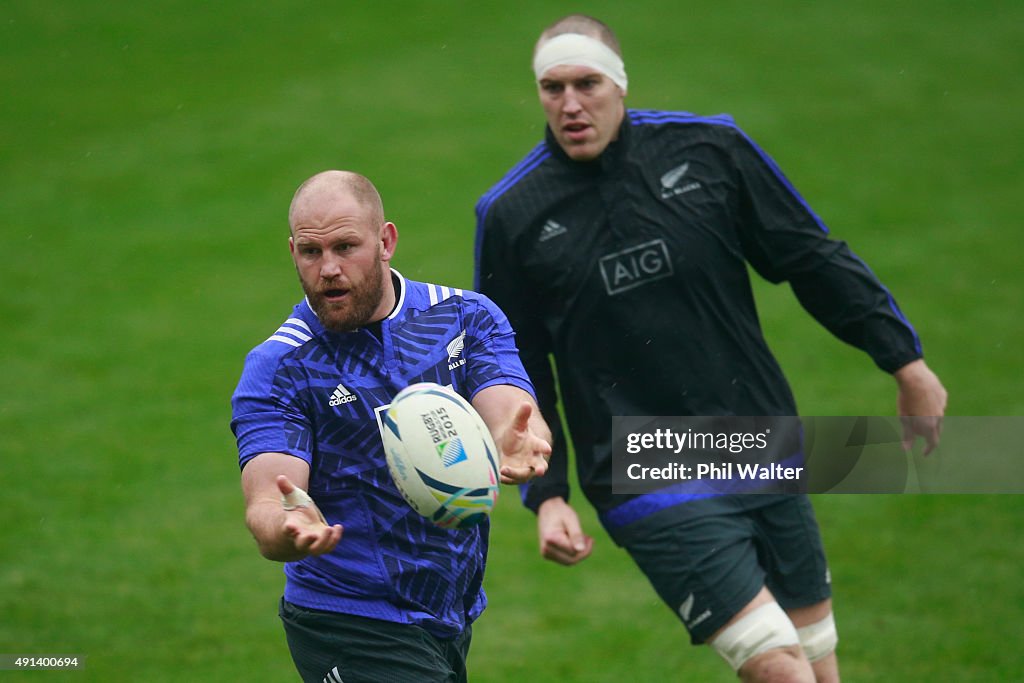 New Zealand All Blacks Training Session