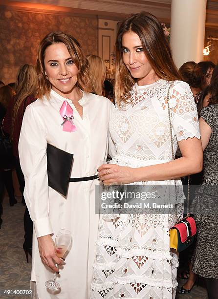 Melanie Chisholm aka Mel C and Lisa Snowdon attend the Future Dreams Autumn Lunch at The Savoy Hotel on October 5, 2015 in London, England.