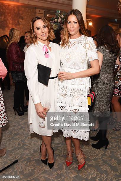 Melanie Chisholm aka Mel C and Lisa Snowdon attend the Future Dreams Autumn Lunch at The Savoy Hotel on October 5, 2015 in London, England.