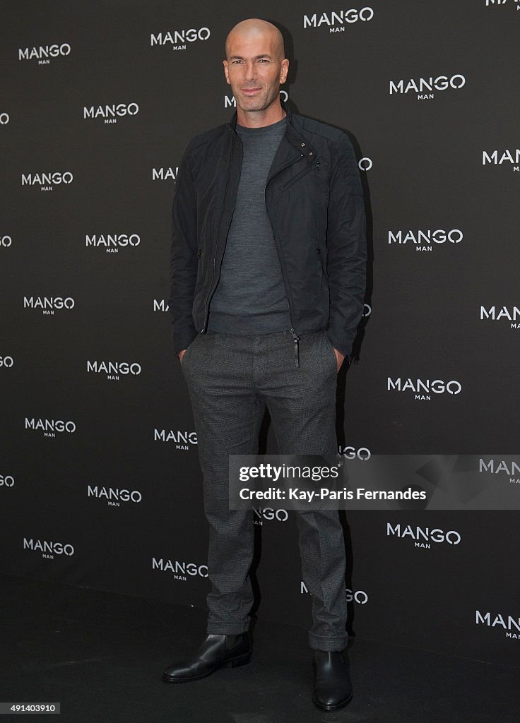 Zinedine Zidane Presents Mango Man Collection At Studio Pin Up - Paris Fashion Week Womenswear Spring/Summer 2016