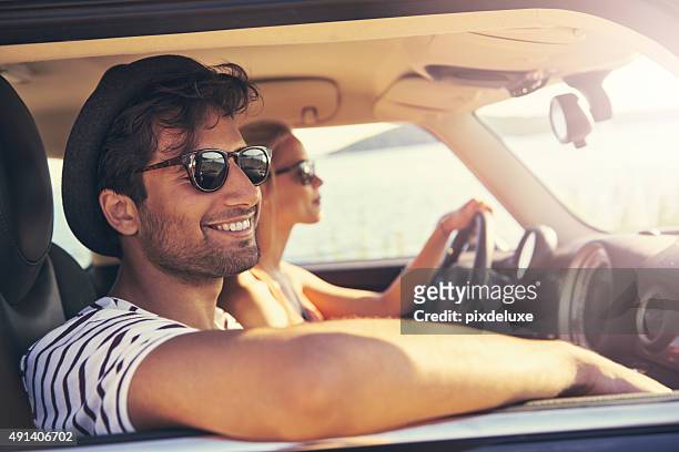 live, love, travel - summer driving stock pictures, royalty-free photos & images