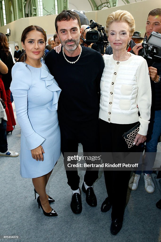 Giambattista Valli : Front Row - Paris Fashion Week Womenswear Spring/Summer 2016