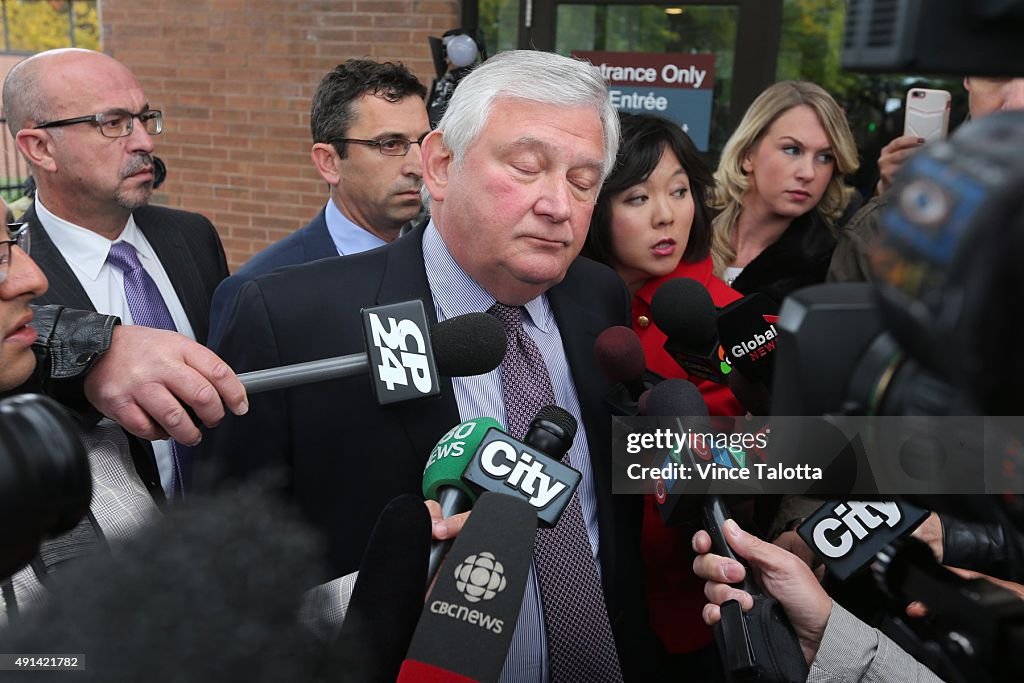 Marco Muzzo's Lawyer Brian Greenspan Outside Courthouse