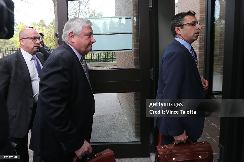 Marco Muzzo's Lawyer Brian Greenspan Outside Courthouse