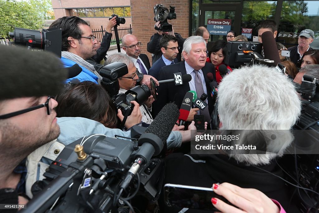 Marco Muzzo's Lawyer Brian Greenspan Outside Courthouse