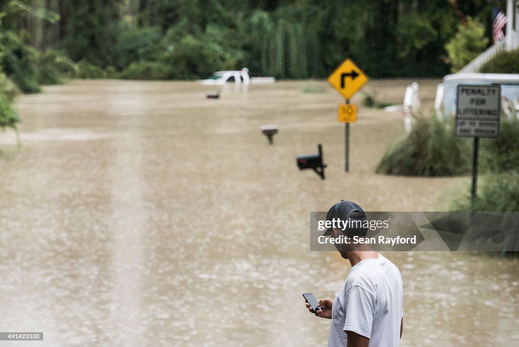 South Carolina Hit By Historic Rain And Flooding