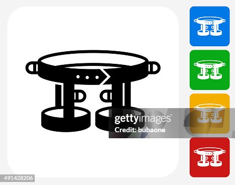Strap Icon Flat Graphic Design Strap Icon Flat Graphic Design