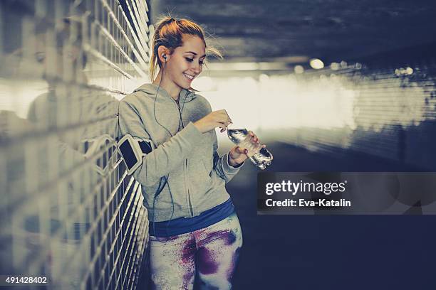healthy outdoors exercising - underpass stock pictures, royalty-free photos & images