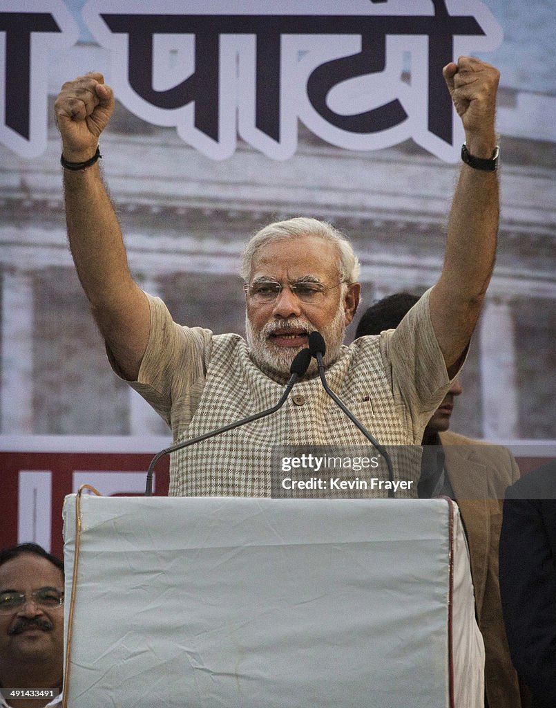 BJP's Narendra Modi Becomes India's Prime Minister With Landslide Victory