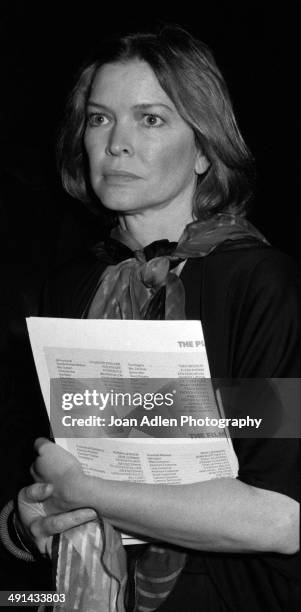 Actress Ellen Burstyn attends the Filmex black tie ball at the Century City Hotel after the movie premiere of 'F.I.S.T.' on April 13, 1978 in Los...