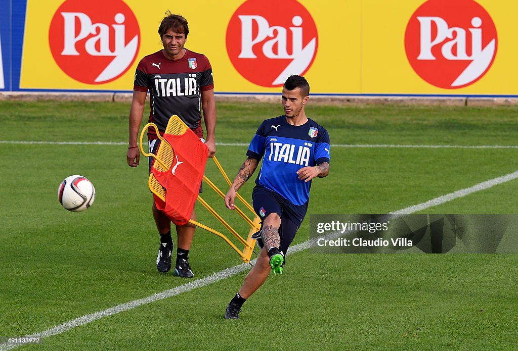 Italy Training Session And Press Conference