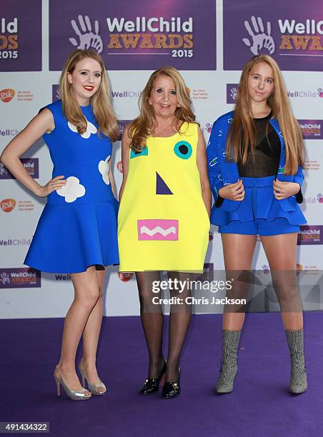 Gillian McKeith and her daughters Skylar McKeith-Magaziner and Afton McKeith attend The WellChild Awards Ceremony at the London Hilton on October 5,...