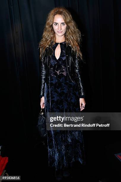 Alexia Niedzielski attends the Sonia Rykiel show as part of the Paris Fashion Week Womenswear Spring/Summer 2016 on October 5, 2015 in Paris, France.