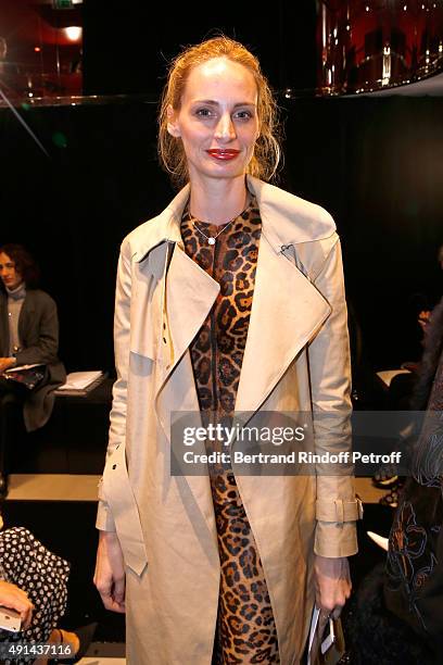 Lauren Santo Domingo attends the Sonia Rykiel show as part of the Paris Fashion Week Womenswear Spring/Summer 2016 on October 5, 2015 in Paris,...