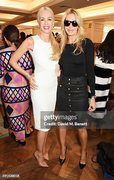 Amanda Cronin and Melissa Odabash attend the annual ladies' lunch in support of the Silent No More Gynaecological Cancer Fund and The Royal Marsden...