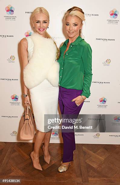Amanda Cronin and Tamara Beckwith attend the annual ladies' lunch in support of the Silent No More Gynaecological Cancer Fund and The Royal Marsden...