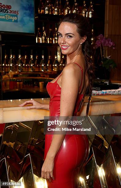 Jennifer Metcalfe attends the Inside Soap Awards at DSKTRT on October 5, 2015 in London, England.