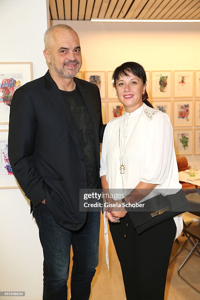 Edi Rama - Daily Drawings Exhibition Preview