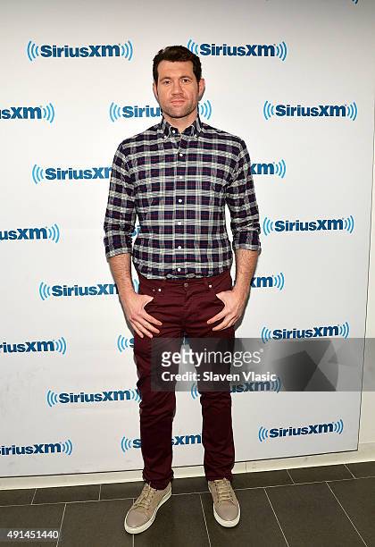 Comedian/TV personality Billy Eichner visits SiriusXM Studios on October 5, 2015 in New York City.