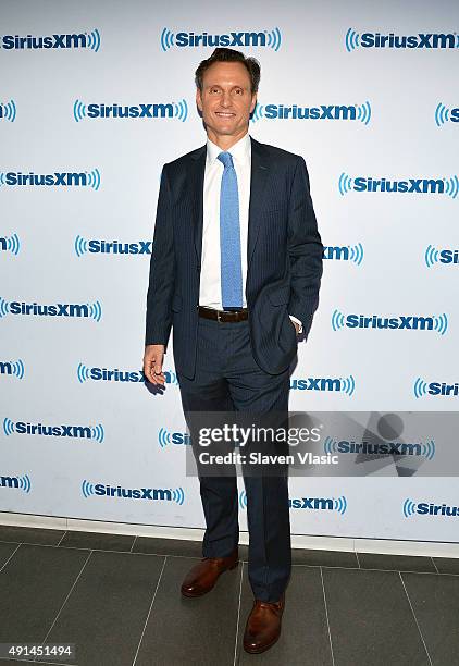 Actor Tony Goldwyn visits at SiriusXM Studios on October 5, 2015 in New York City.