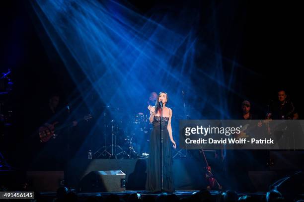 Lisa Stansfield performs at Le Trianon on May 16, 2014 in Paris, France.