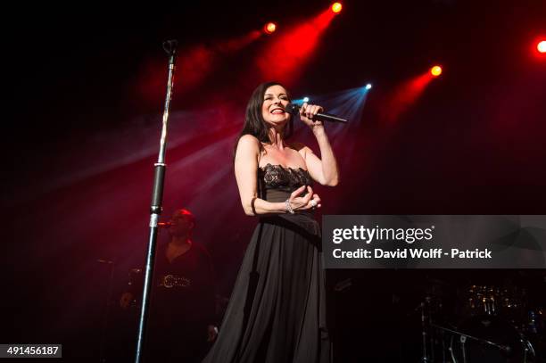 Lisa Stansfield performs at Le Trianon on May 16, 2014 in Paris, France.