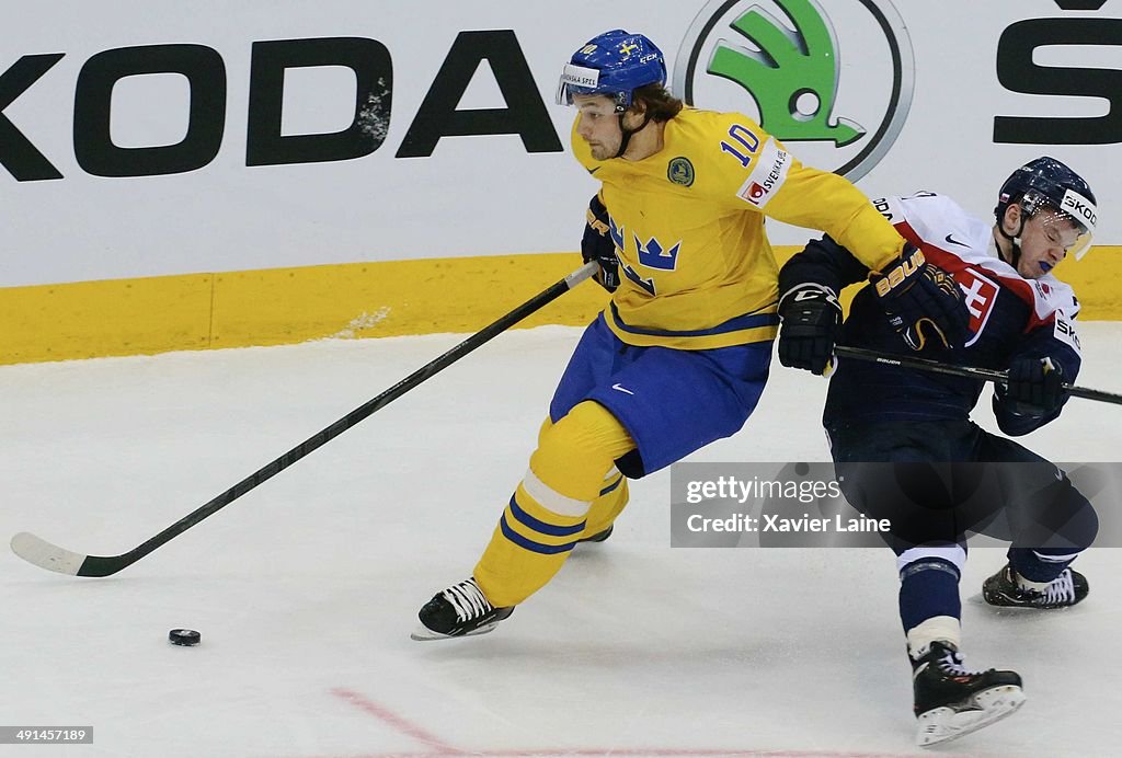 Sweden v Slovakia - 2014 IIHF World Championship