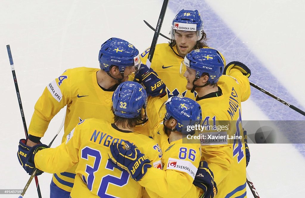 Sweden v Slovakia - 2014 IIHF World Championship