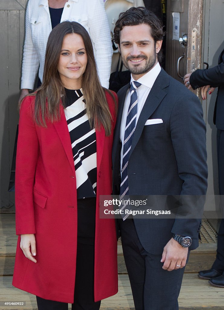 Prince Carl Philip of Sweden and Princess Sofia Visit Dalarna - Day 1