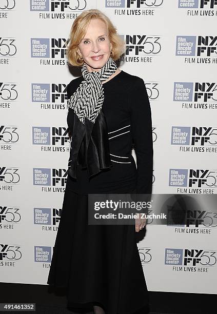 Daughter of Ingrid Bergman, Pia Lindstrom attends the 53rd New York Film Festival premiere of "Ingrid Bergman In Her Own Words" at The Film Society...