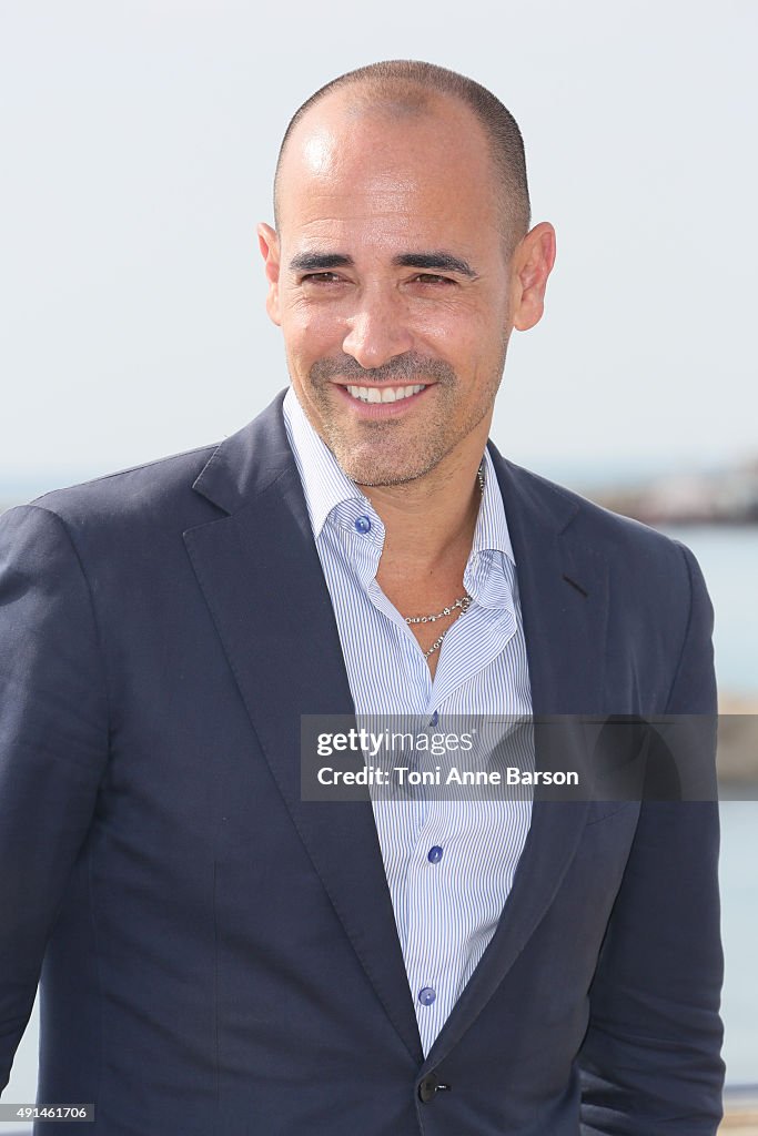 David Rocco Modelling David Rocco attends photocall as part of MIPCOM 2015 on La Croisette ...