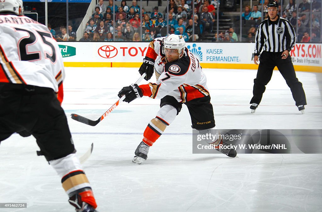 Anaheim Ducks v San Jose Sharks