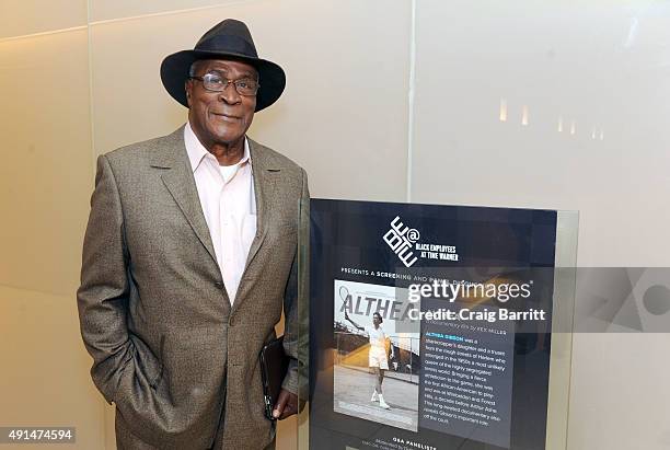 John Amos attends the Althea screening and panel discussion at One Time Warner Center on October 5, 2015 in New York City.