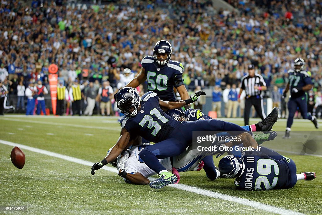 Detroit Lions v Seattle Seahawks