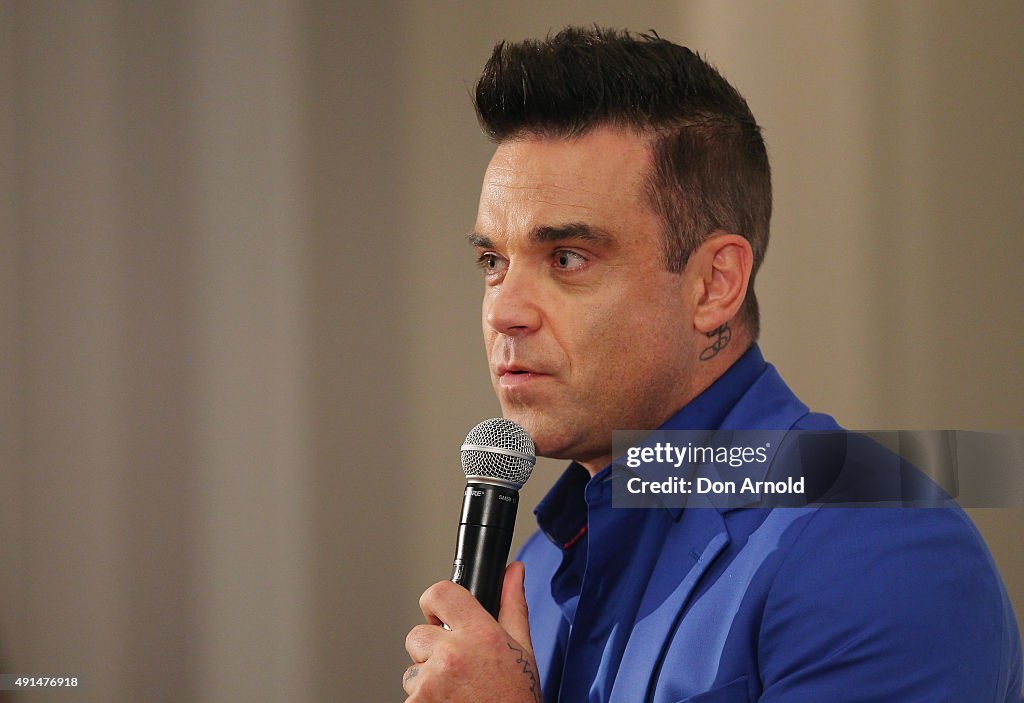 Robbie Williams Press Conference
