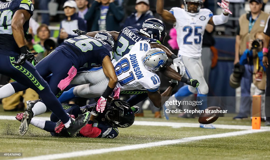 Detroit Lions v Seattle Seahawks