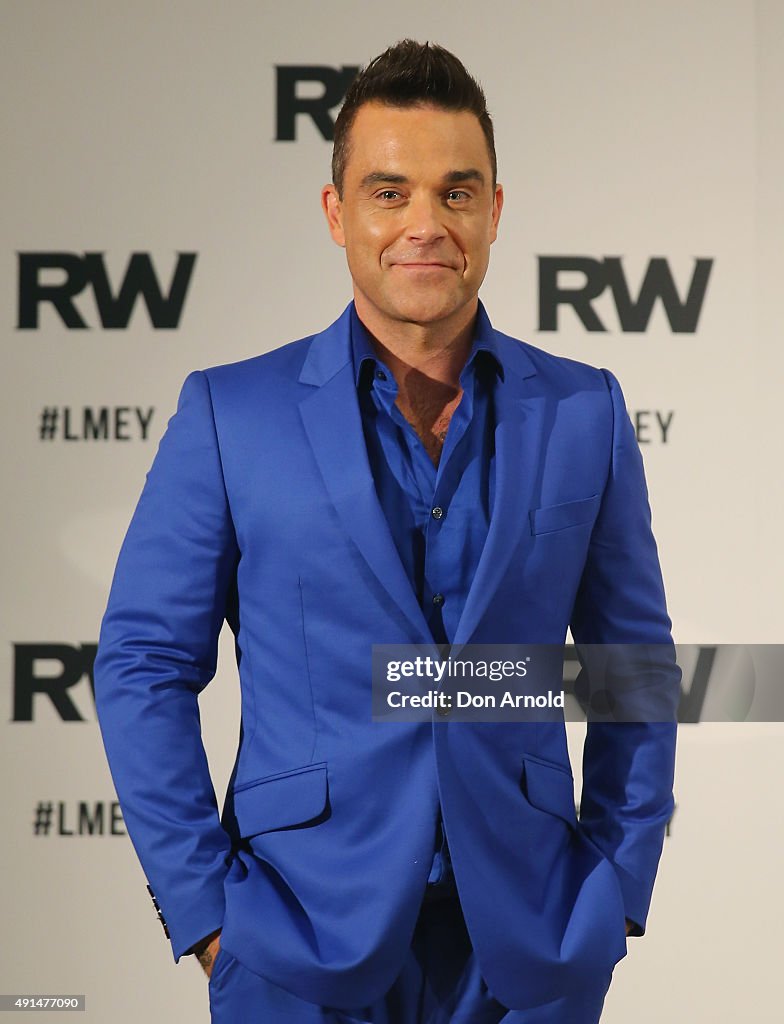 Robbie Williams Press Conference
