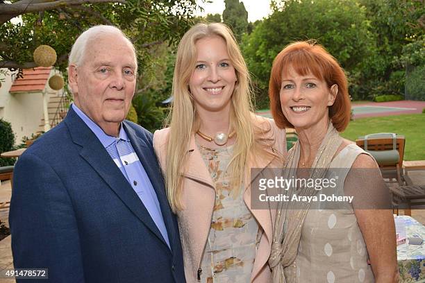 Woody Fraser, Madeline Fraser and Noreen Fraser attend the Stella & Dot and The Noreen Fraser Foundation Breast Cancer Awareness Trunk Show Hosted by...