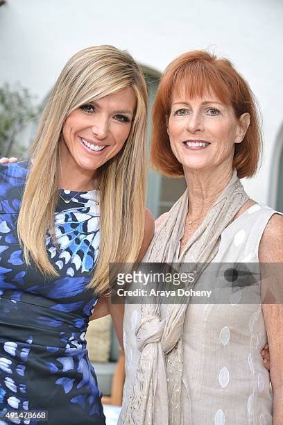 Debbie Matenopoulos and Noreen Fraser attend the Stella & Dot and The Noreen Fraser Foundation Breast Cancer Awareness Trunk Show Hosted by Noreen...