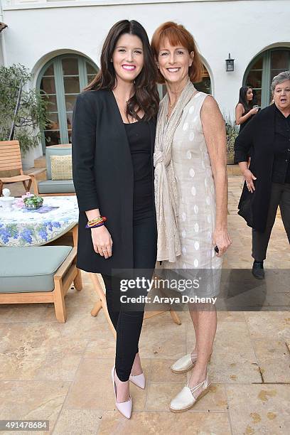 Katherine Schwarzenegger and Noreen Fraser attend the Stella & Dot and The Noreen Fraser Foundation Breast Cancer Awareness Trunk Show Hosted by...