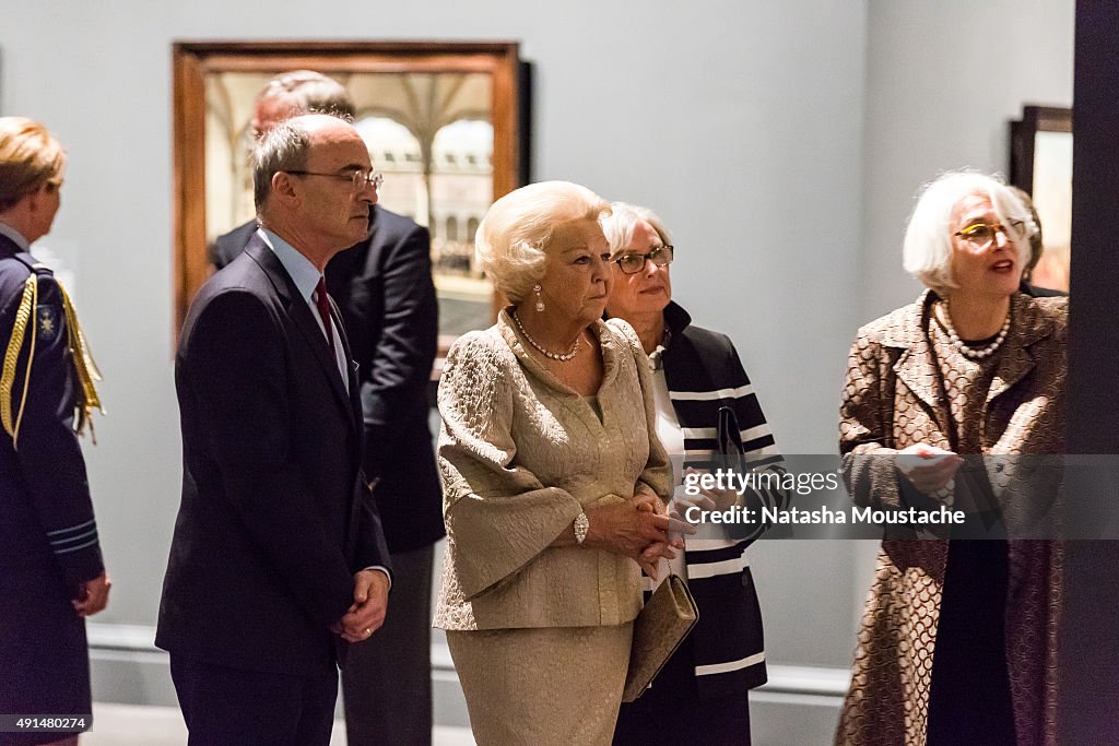 Her Royal Highness Princess Beatrix Of the Netherlands Visits Museum Of Fine Arts Boston