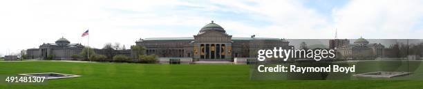 Panoramic view of the Museum of Science and Industry on May 10, 2014 in Chicago, Illinois.