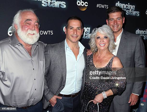 Michael Groover, cook/TV personality Bobby Deen, celebrity chef/TV personality Paula Deen and cook/TV personality Jamie Deen attend 'Dancing with the...