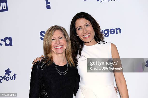NBCUniversal Cable Entertainment Upfront at the Javits Center in New York City on Thursday, May 15, 2014" -- Pictured: Frances Berwick, President,...