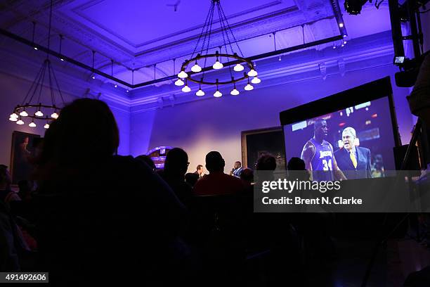 General view of the atmosphere during LIVE from the NYPL: Shaquille O'Neal held at the New York Public Library - Stephen A. Schwartzman Building on...