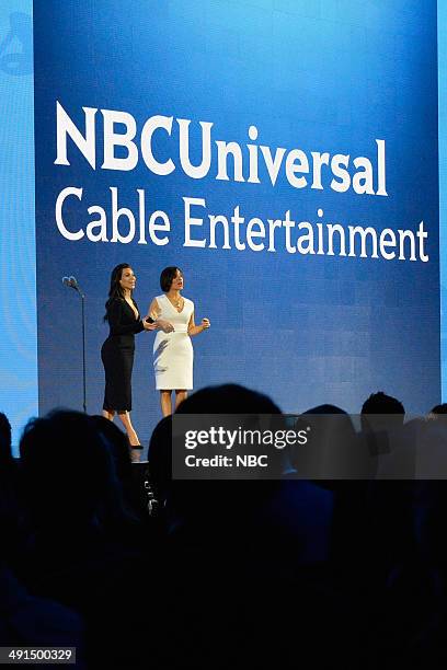 NBCUniversal Cable Entertainment Upfront at the Javits Center in New York City on Thursday, May 15, 2014" -- Pictured: Kim Kardashian, E!'s "Keeping...