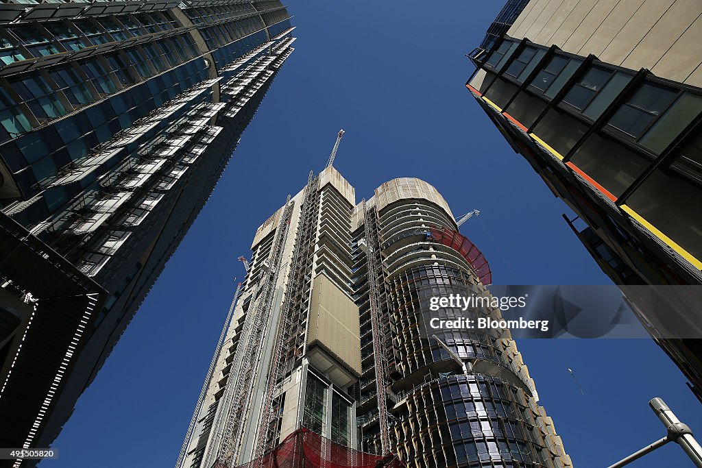 Ongoing Construction at LendLease Group's Barangaroo Casino And Hotel Development