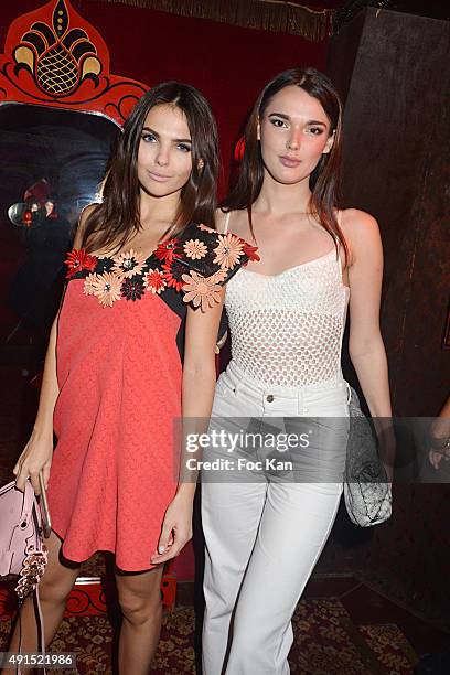 Valeria Nicov and Doina Ciobanu attend the NYNY At Raspoutine - Paris Fashion Week Womenswear Spring/Summer 2016 on October 5, 2015 in Paris, France.